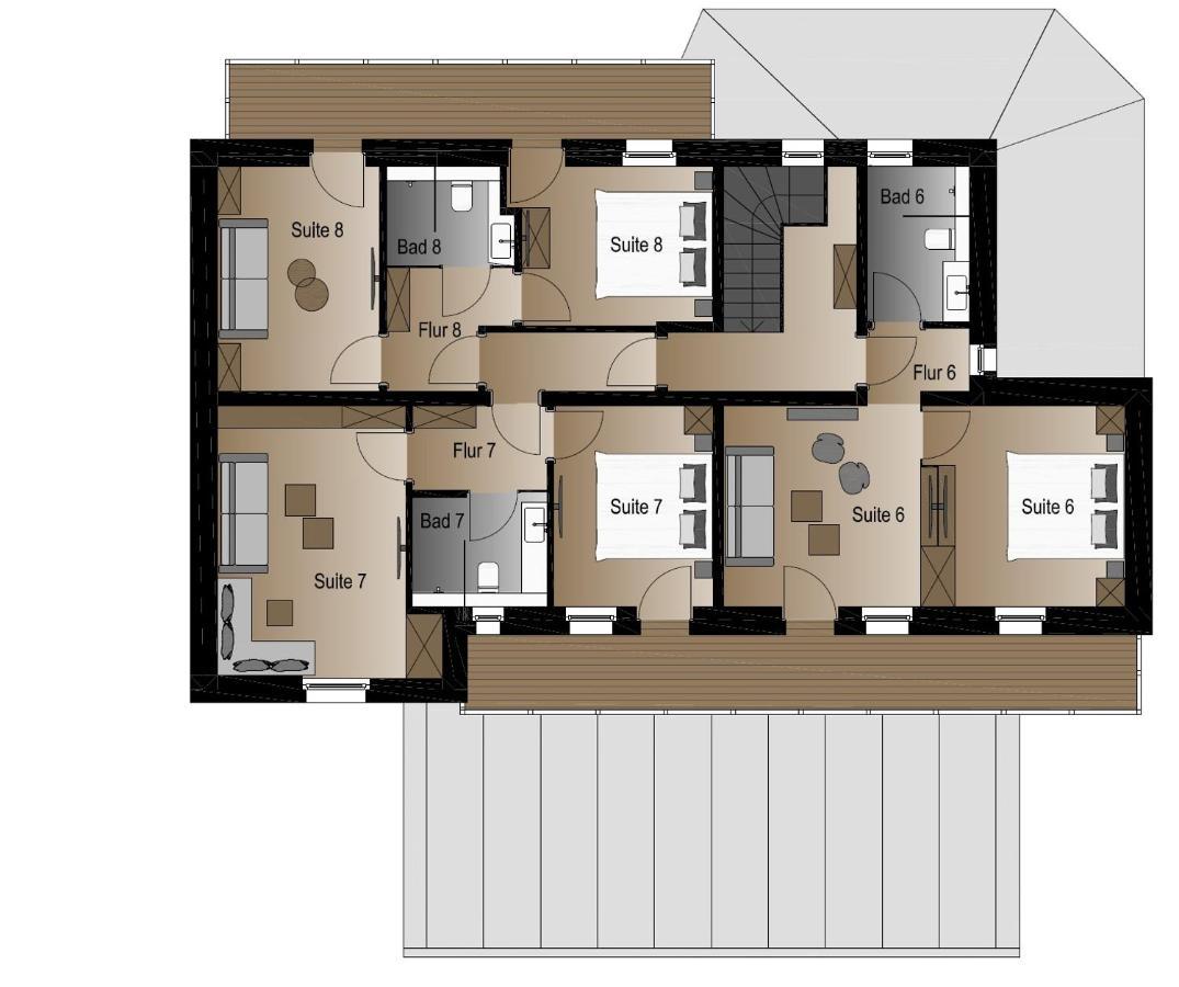 קפרון Serviced Luxury Chalet Evi, Ski-In Ski-Out מראה חיצוני תמונה